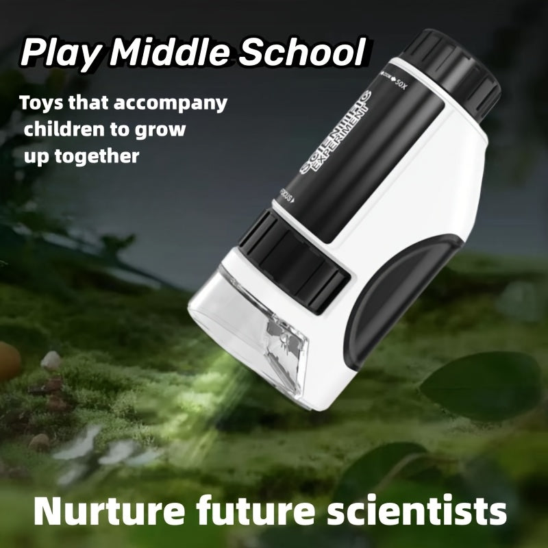 Portable Optical Microscope Toy for Kids - Explore Microscopic World!