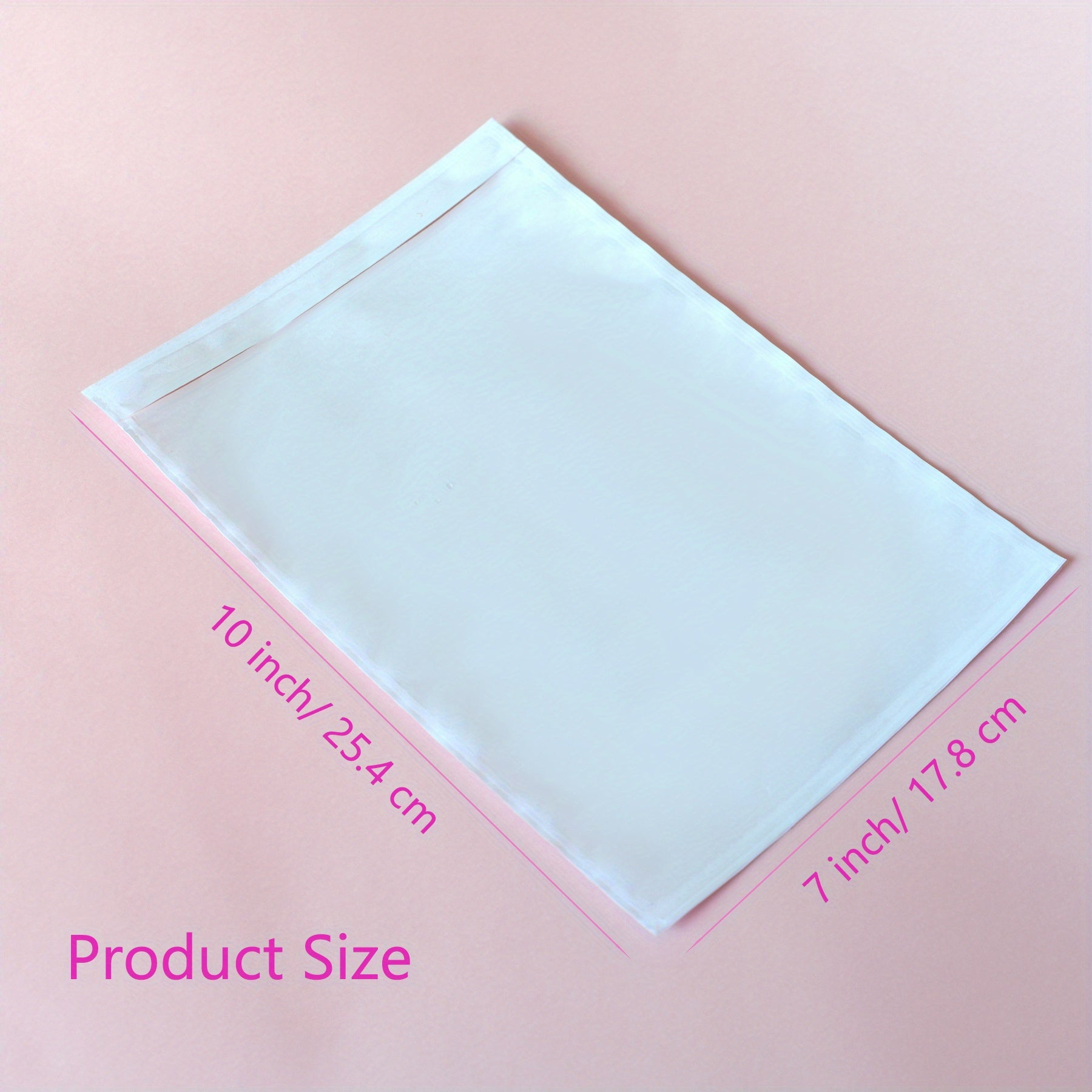 100pcs Packing List Envelopes - Self-Adhesive Clear Packing Slip Envelopes