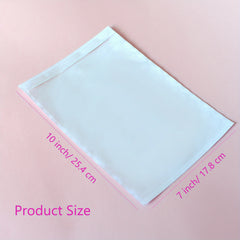 100pcs Packing List Envelopes - Self-Adhesive Clear Packing Slip Envelopes