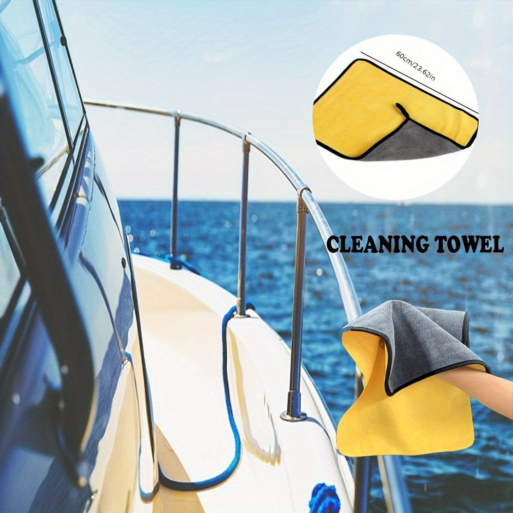 Thick Absorbent Microfiber Towel for Car Boat Home Kitchen