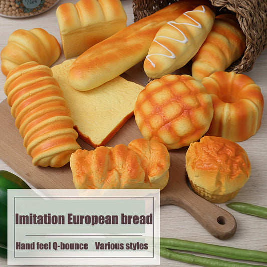 Bread Shaped Decorative Props for Photography and Display