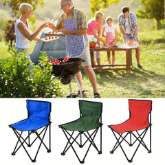 Portable Folding Chair With Backrest for Outdoor Travel Camping