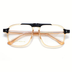 Y2K Kpop Clear Frame Glasses Men Women