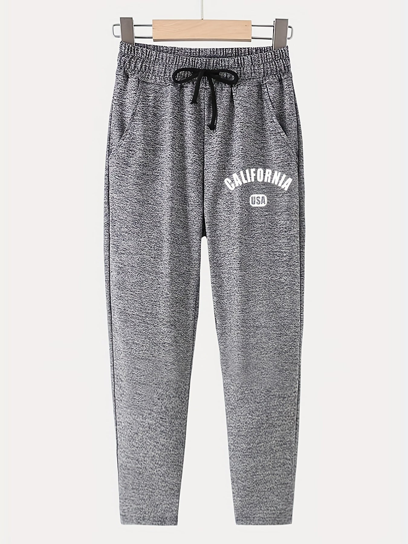 Stylish Deer Print Boys Casual Soft Comfortable Long Pants For Spring And Autumn