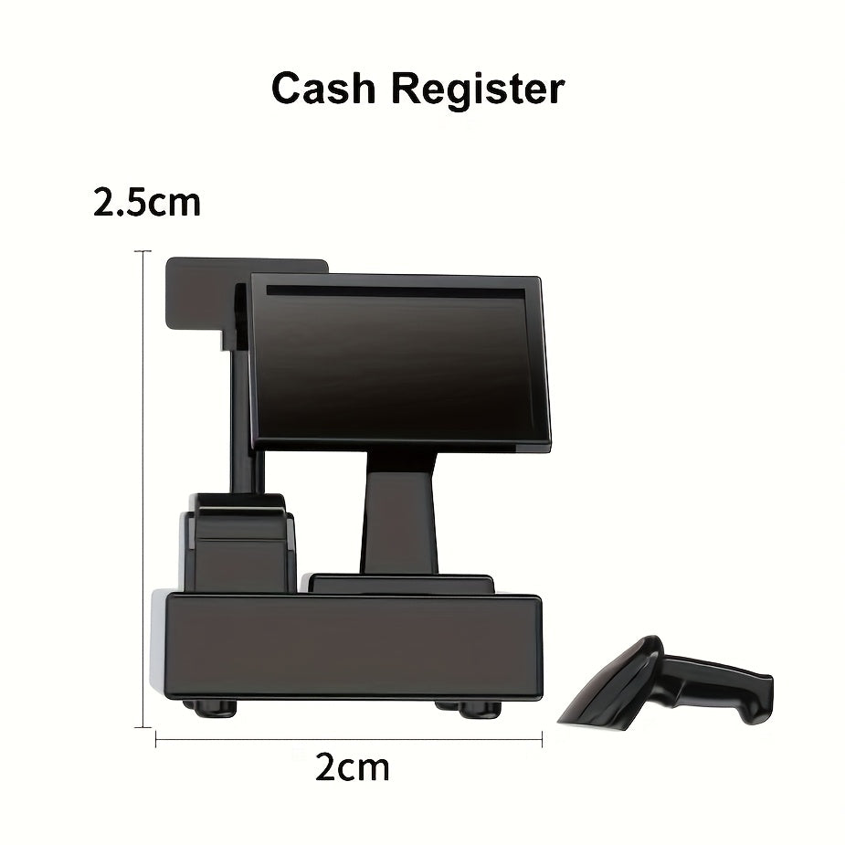 Plastic Cash Register Model for Dollhouse Display