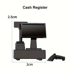Plastic Cash Register Model for Dollhouse Display