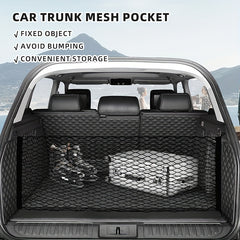 Car Sundries Storage Mesh Bag Double Single Layer Organizer