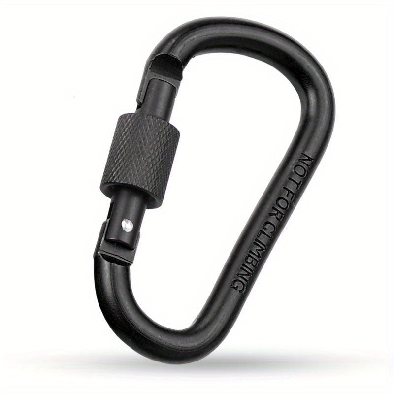 Aluminum Carabiner Outdoor Safety Buckle with Keychain