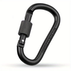 Aluminum Carabiner Outdoor Safety Buckle with Keychain