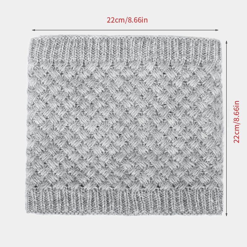Thickened Winter Windproof Knitted Wool Neck Cover