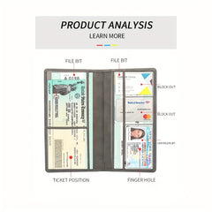 Car Registration And Insurance Clip Storage Bag