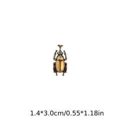 Insect Flower Brooch Retro Collar Pin Men's Business Suit Pin