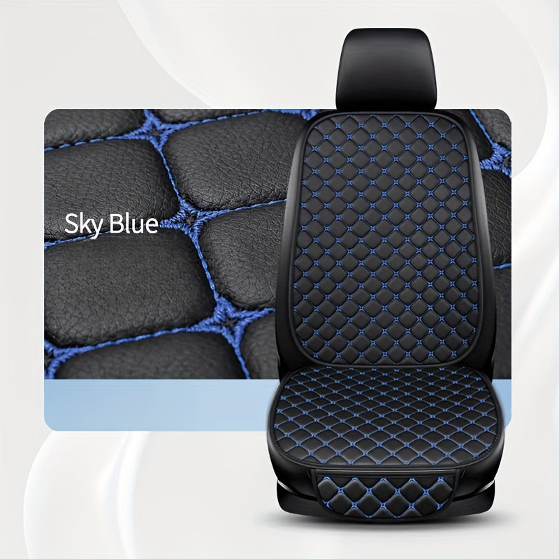 2pcs Car Seat Cover Waterproof Memory Foam With Phone Storage Bag