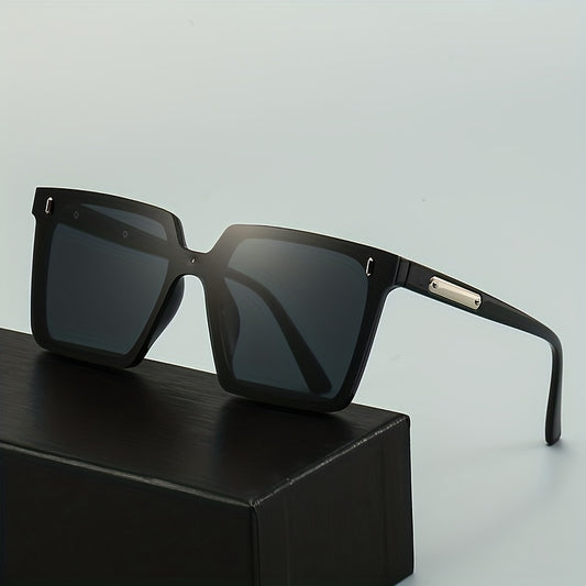 Square Frame UV Protection Sunglasses With Case