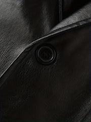 Men's Cropped Blazer Casual Lapel Jacket for Spring Fall