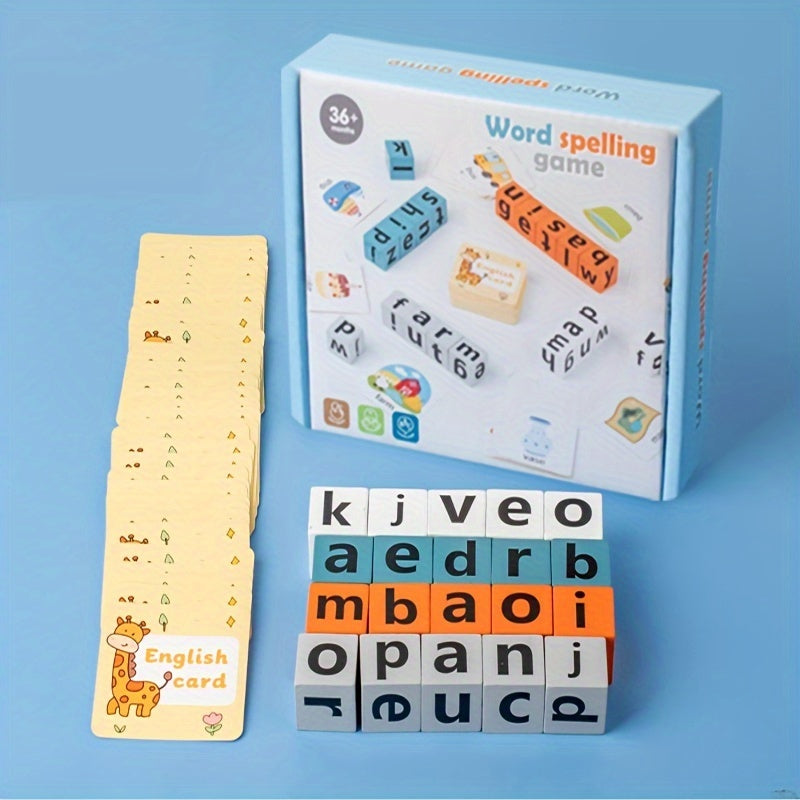 Wooden Building Blocks Set for Kids