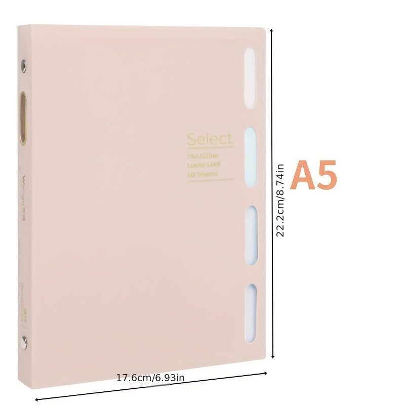 A5 Detachable Coil Notebook with 4 Index Pages