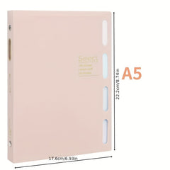 A5 Detachable Coil Notebook with 4 Index Pages