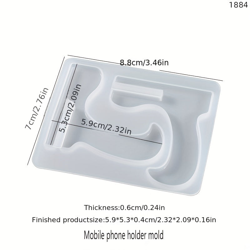 Resin Phone Stand Silicone Casting Molds for Photo Display