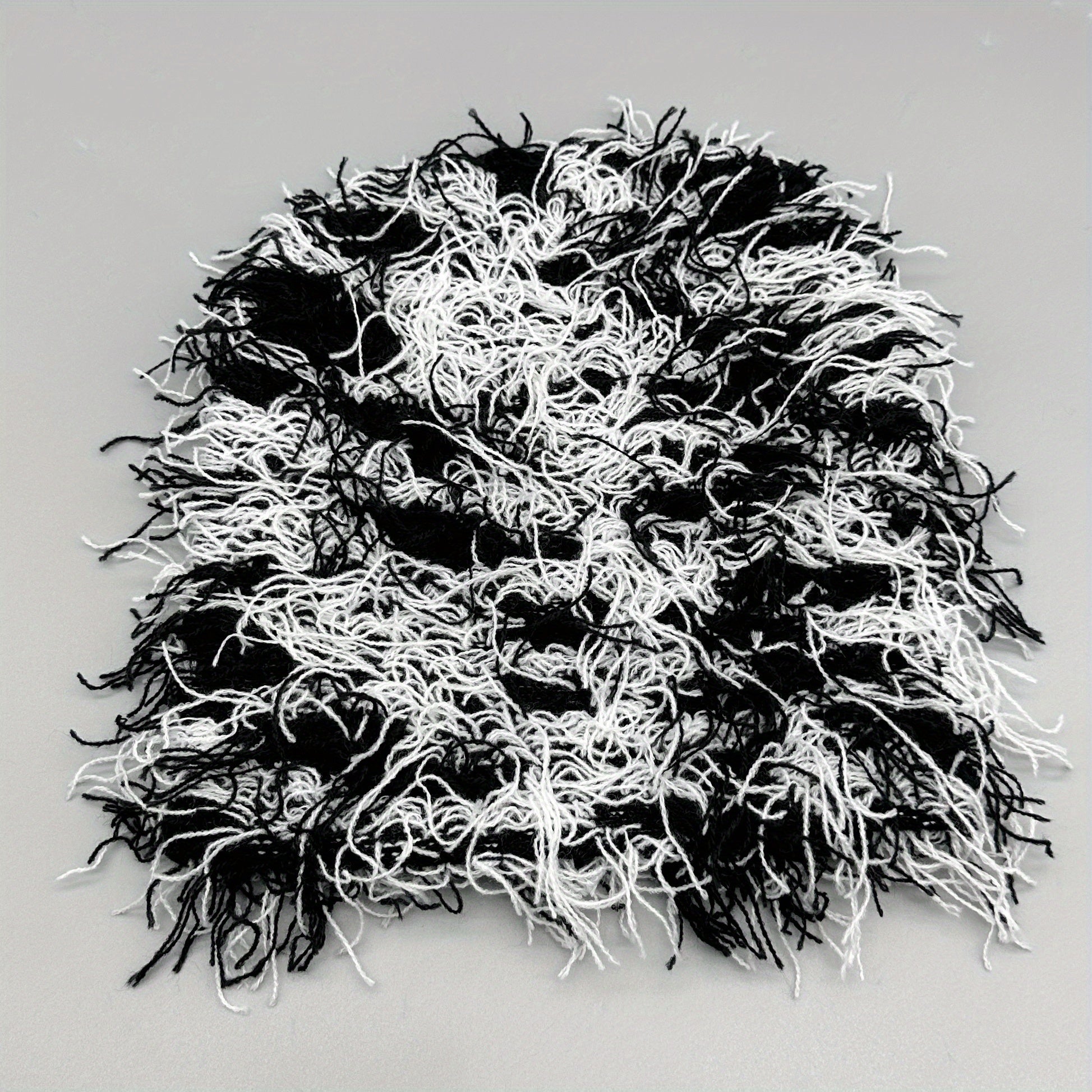 Brimless Long Hair Knitted Hat Hip Hop Style Men's Beanie
