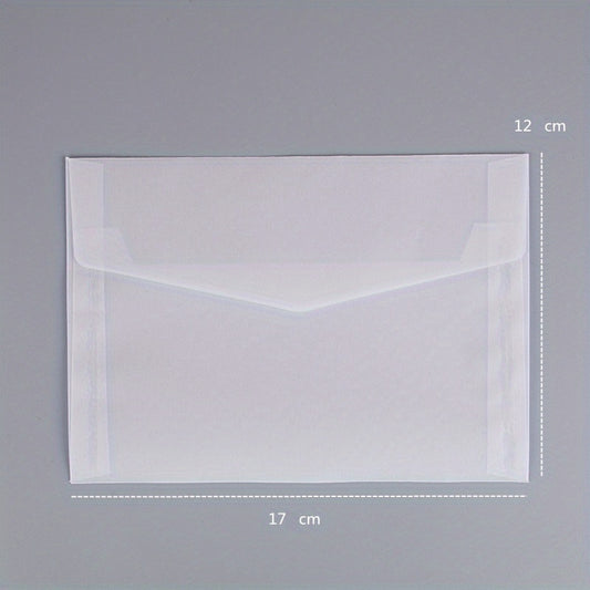 10pcs Romantic Sulfuric Acid Paper Envelopes - Creative Gift