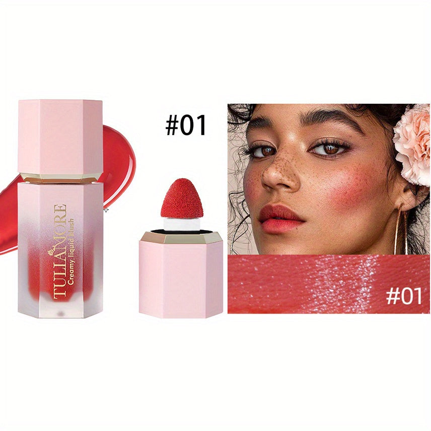 Moisturizing Liquid Blush Stick Lip Eye Cheek Natural Look Long Lasting