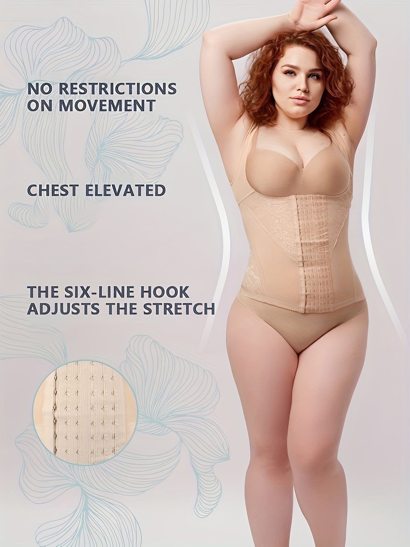 Front Buckle Shaping Cami Tops Waist Trainer Tummy Control Slimmer