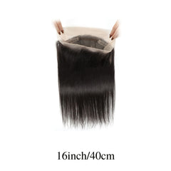 360 Lace Frontal Closure Straight Human Hair HD Transparent Lace