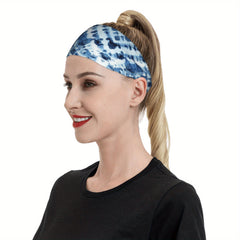 Men's Tie Dye Headband Polyester & Spandex Blend Adjustable Fit