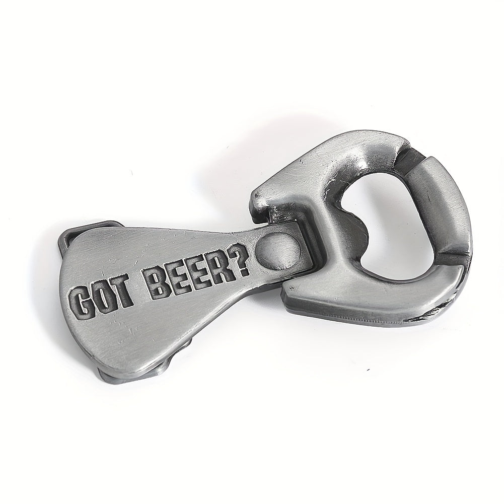 3D Stereoscopic Cans Pull Ring Beer Zinc Alloy Metal Belt Buckle