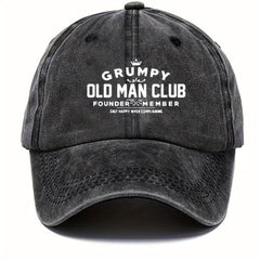 Vintage Letter Baseball Cap Sun Protection Hat Outdoor Sports