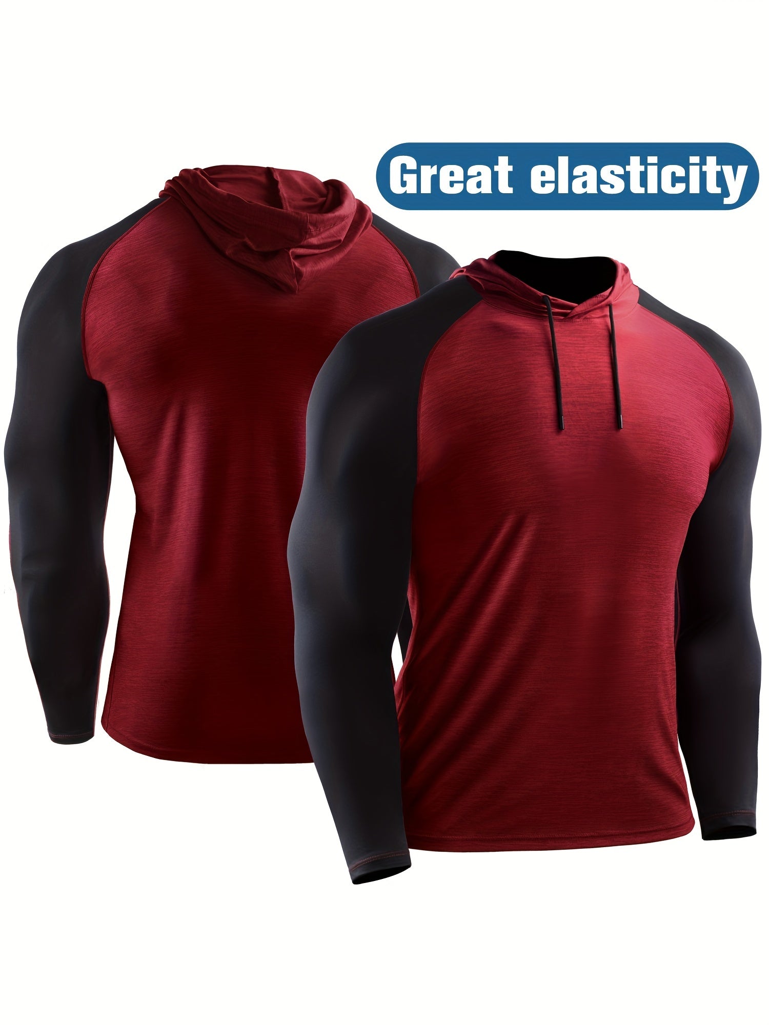 Men's Fast Drying Long Sleeve Hoodie Outdoor Sports Sweater