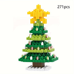 Snowman Assembly Building Blocks Educational Toy Christmas Gift