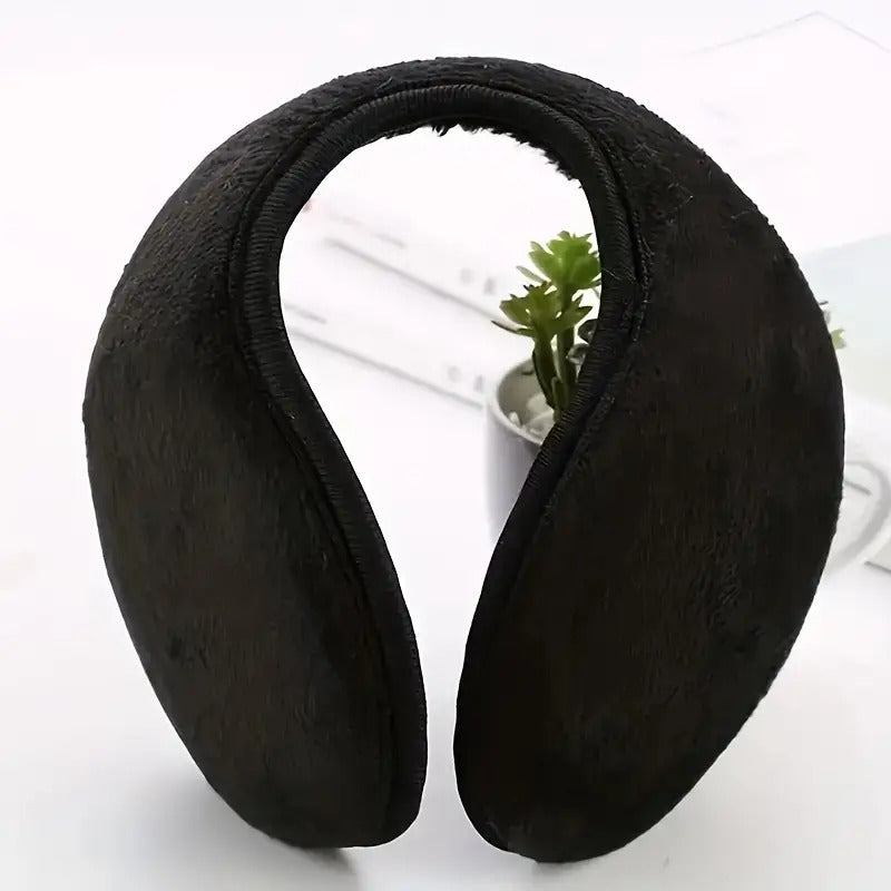 Adjustable Plush Ear Muffs for Ski Winter 30C Cold Weather Soft Lined