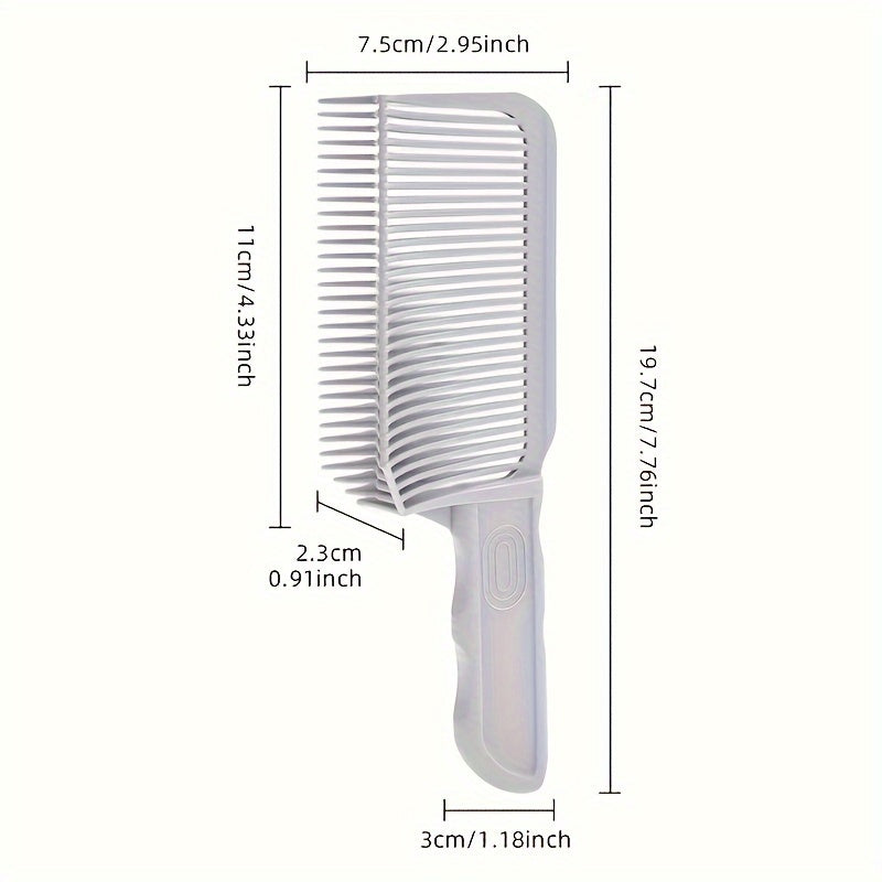 Barber Fade Comb Heat Resistant Bristle Flat Top Hair Cutting Comb