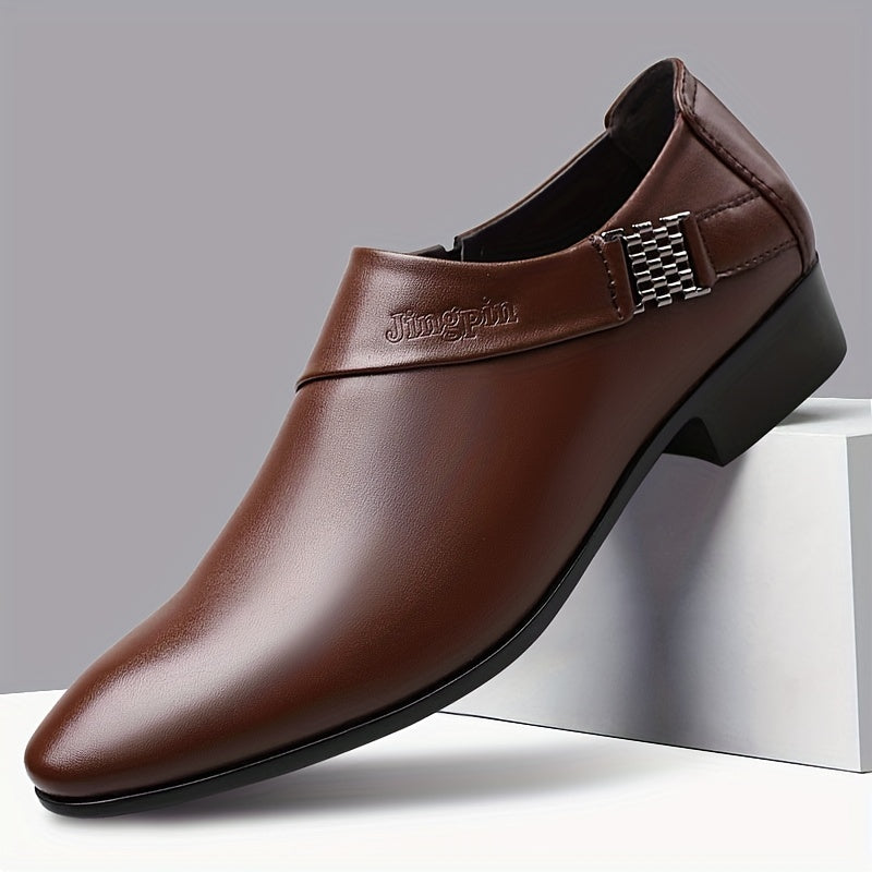 Men's Pointed Toe Slip-On Dress Shoes