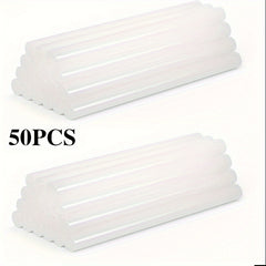 50pcs Hot Glue Gun Stick Transparent Hot Melt Adhesive DIY Jewelry Glue Strip