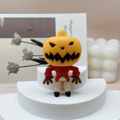 Cartoon Pumpkin Keychain for Backpacks