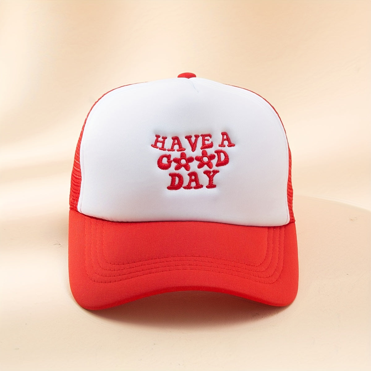 Men's Letter Embroidery Baseball Cap Mesh Breathable