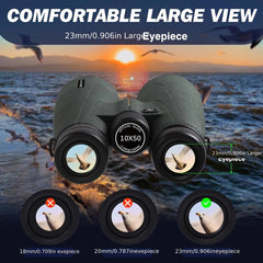 10x42 High Power Binoculars with 50mm Lens
