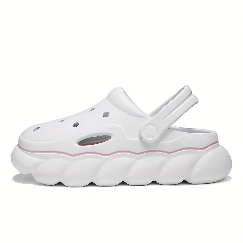 Women's Platform Clogs Hollow Out Adjustable Strap Sandals