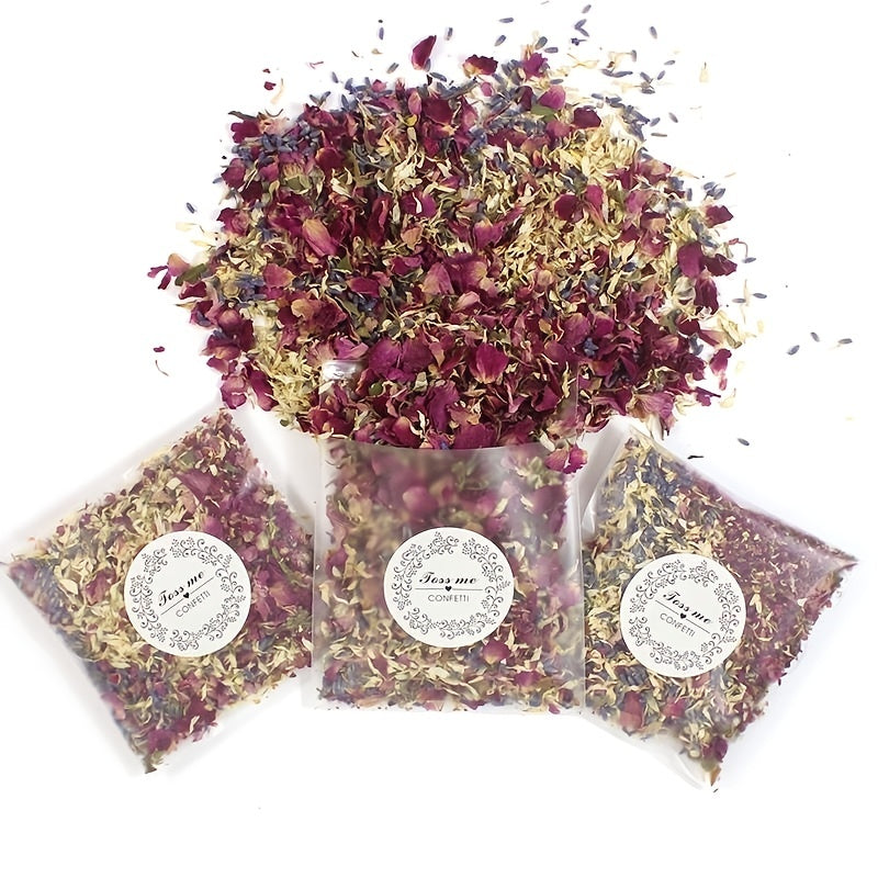 Biodegradable Party Confetti Real Rose Petals for Wedding 70g