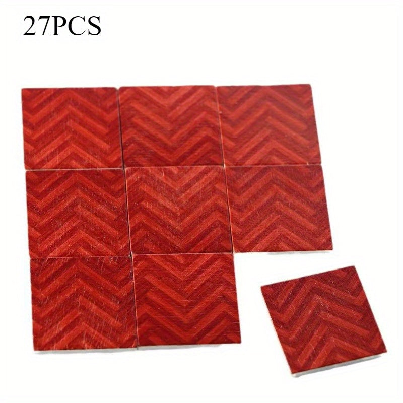 27pcs Mini Mosaic Floor Tile Set DIY House Furniture Building Accessories