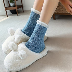 10 Pairs Warm Padded Floor Socks Women's Stockings