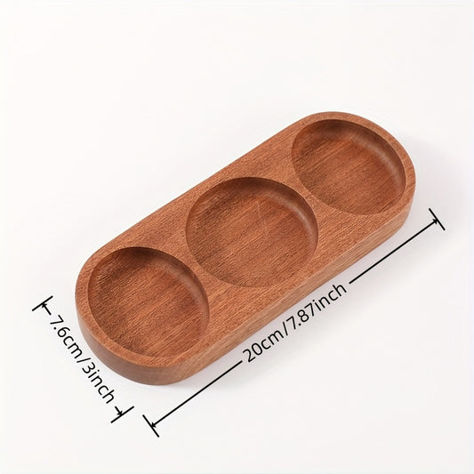 Wooden Sauce Dish Food Sauce Cup Seasoning Dish Cheese Sauce Bowl