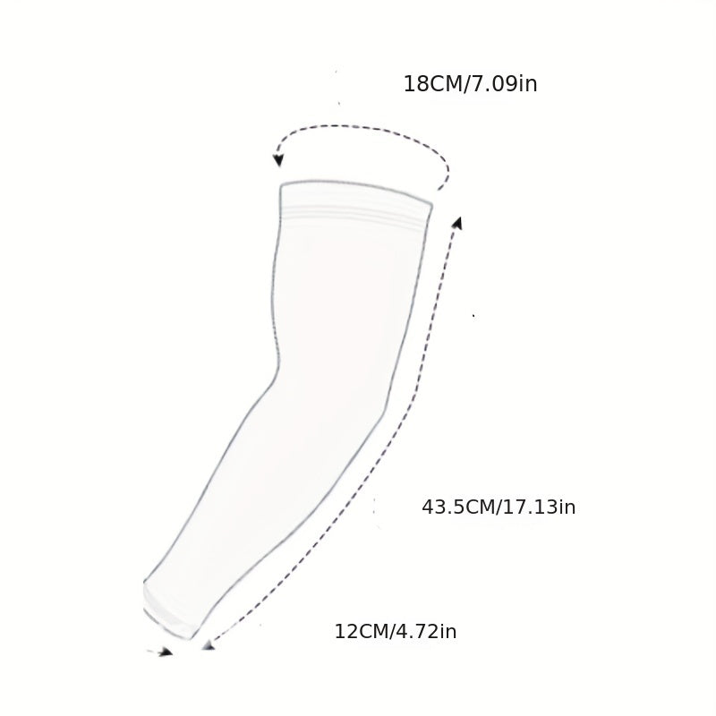 Candy Gradient Long Sleeve Women Casual Tie Dye UV Protection Ice Sleeves