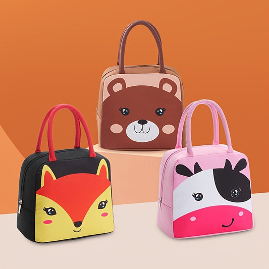 Cartoon Lunch Box Handbag for Primary School Students