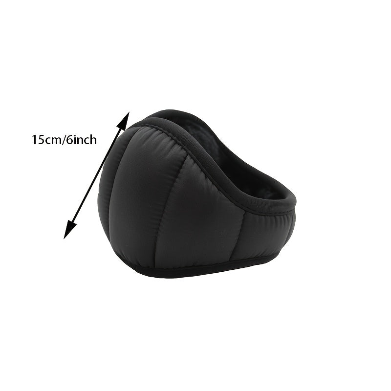 Men'S Winter Foldable Ear Cups Fleece Lined Warm Ear Protection