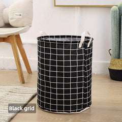 Canvas Laundry Basket Collapsible Storage Bin