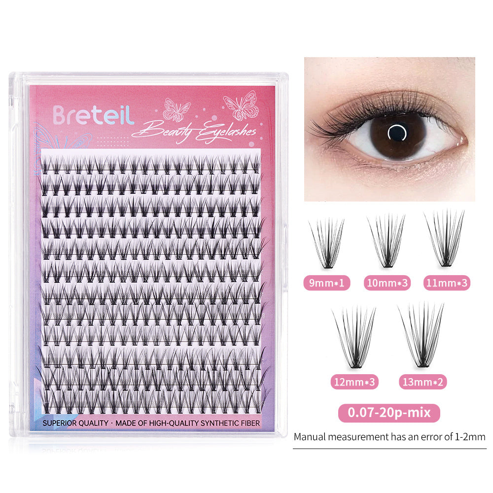 240 Pairs C Curling False Eyelashes DIY Extensions